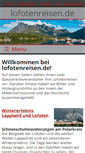 Mobile Screenshot of lofotenreisen.de
