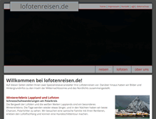 Tablet Screenshot of lofotenreisen.de